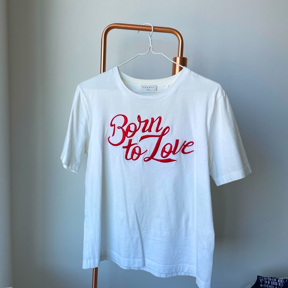 Sandro white T-shirt